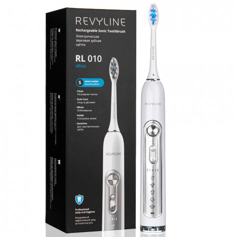 Электрическая звуковая зубная щётка Revyline RL 010 White