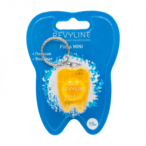 Зубная нить вощеная Revyline floss mini, 15 m